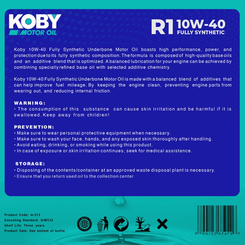 Koby Motor Oil Underbone - Image 3